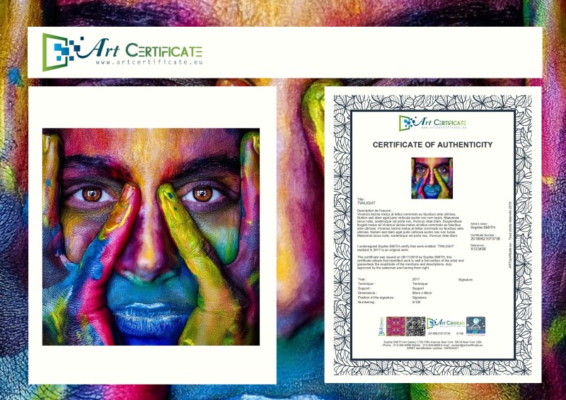 Art Certificate Of Authenticity Template Free HQ Printable Documents